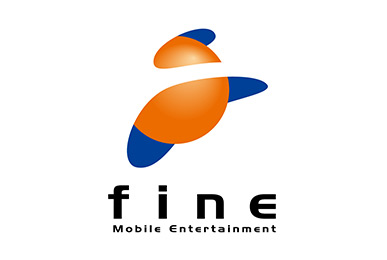 モバイル会社「fine」ロゴマーク